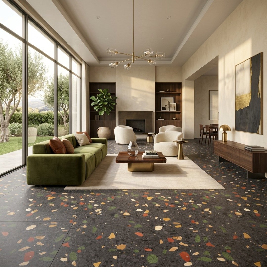 Levanzo Terrazzo Black